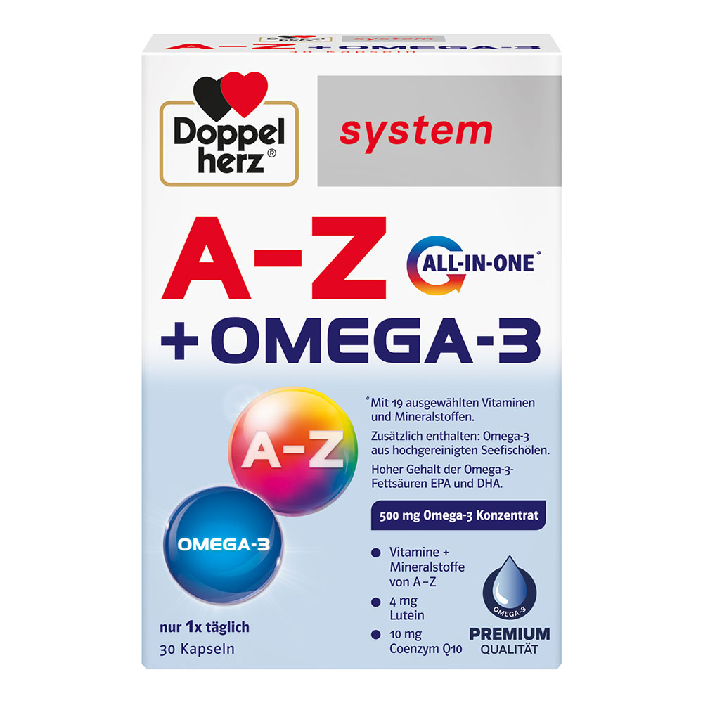 A-Z + Omega 3, 30 capsule, Doppelherz