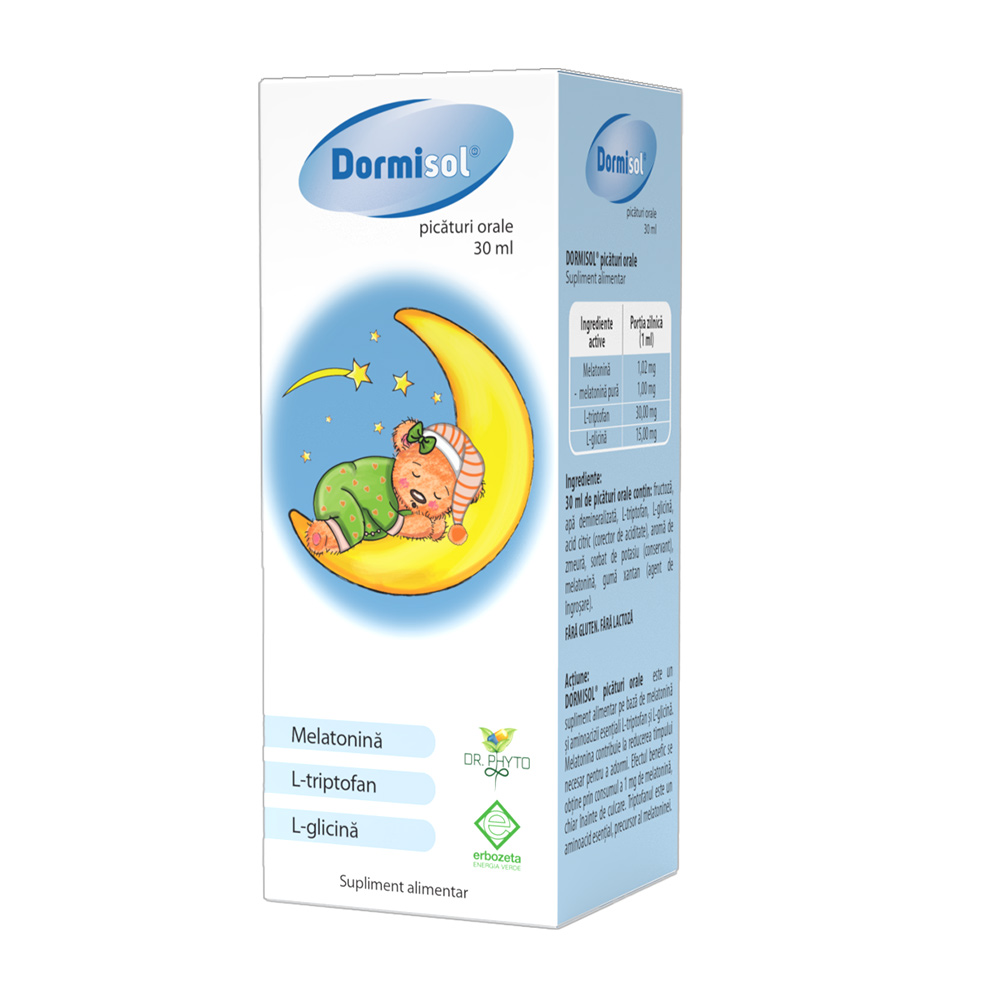 Dormisol, solutie orala, 20ml, Dr. Phyto