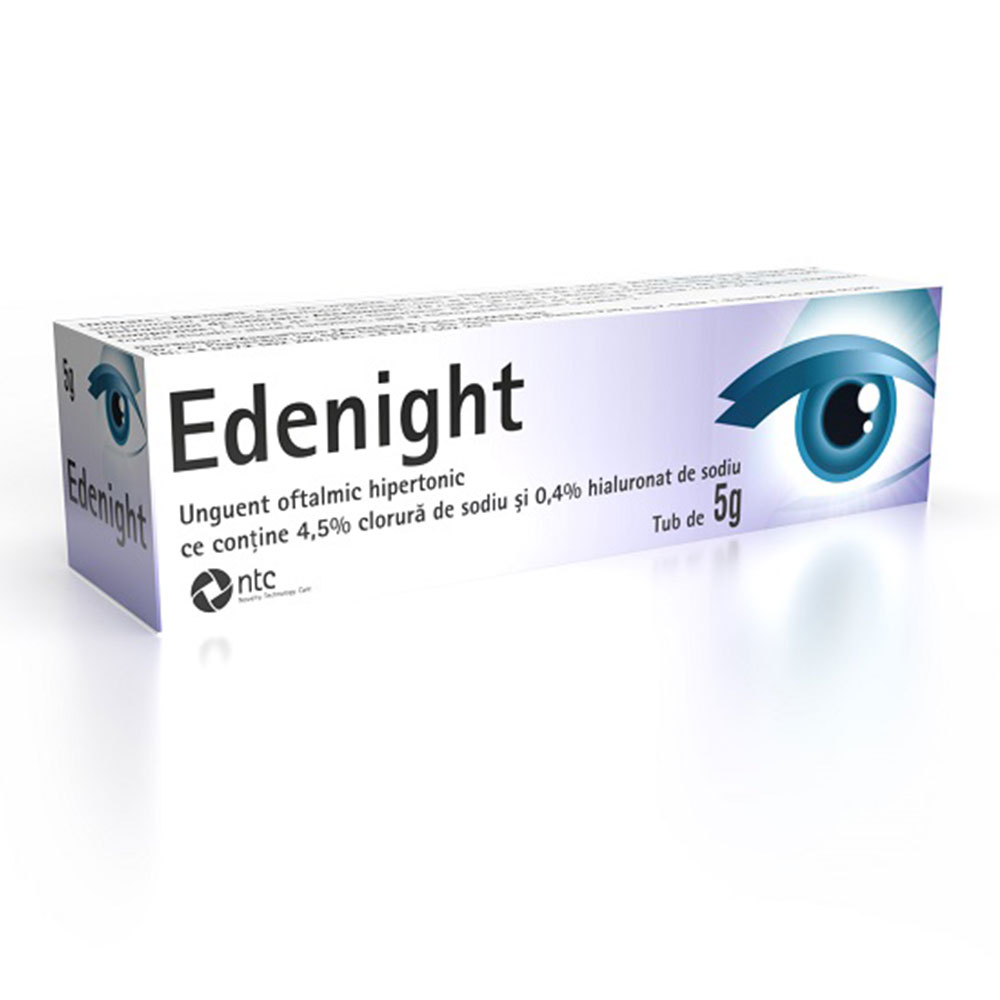 Unguent oftalmic Edenight, 5g, NTC
