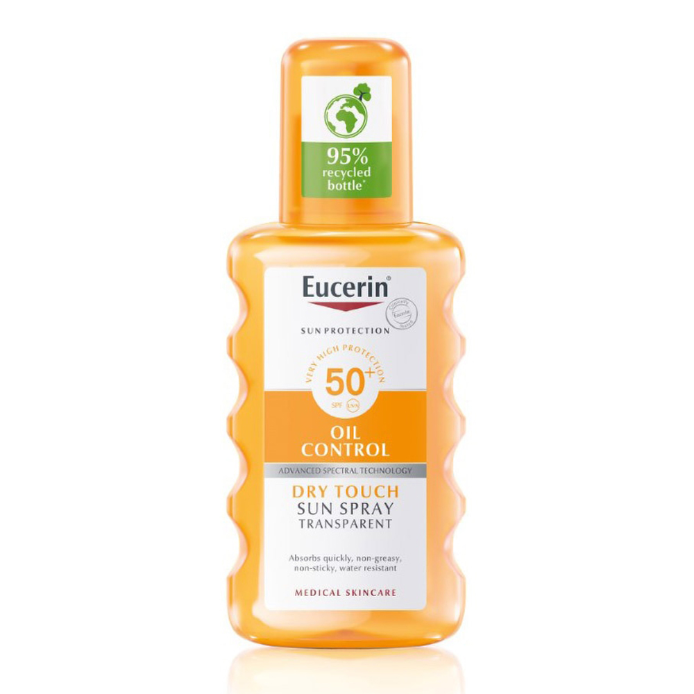 Spray de Corp Transparent SPF50+ Sun Oil Control, 200ml, Eucerin