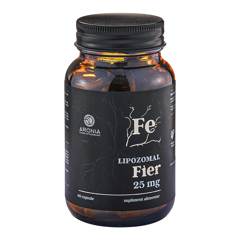 Fier Lipozomal 25mg, 60 capsule, Aronia