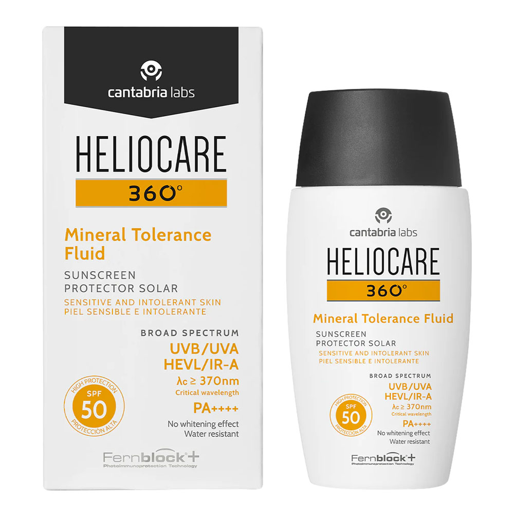Fluid mineral pentru protectie solara cu SPF 50 Heliocare 360, 50 ml, Cantabria Labs