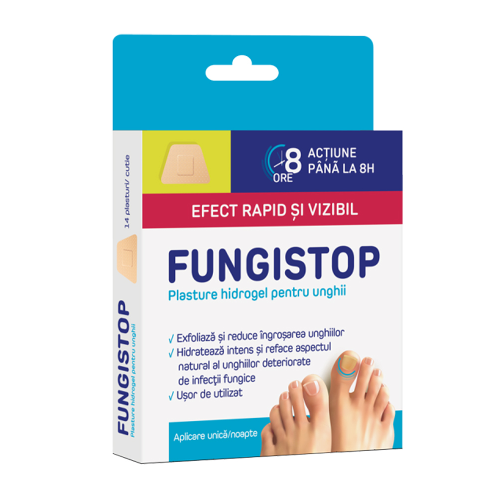 Plasturi pt Unghii Fungistop,14 bucati, Fiterman
