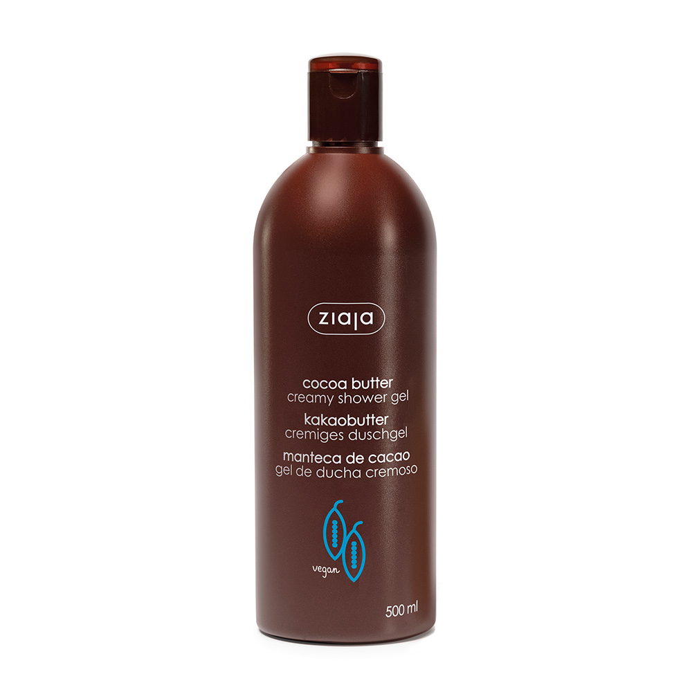 Gel de dus crema cu unt de cacao, 500 ml, Ziaja