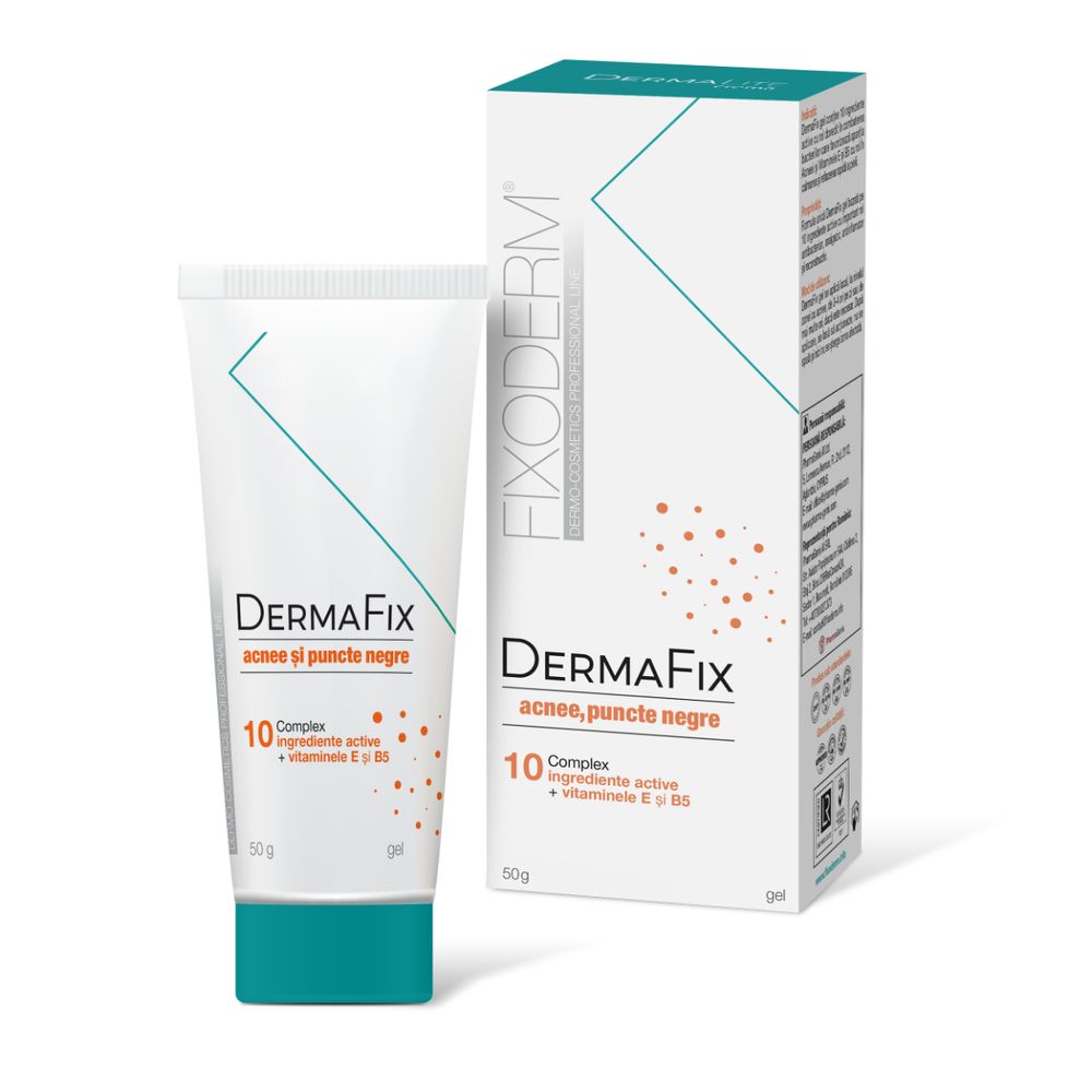 Gel pentru acnee si puncte negre DermaFix, 50g, P.M. Innovation Laboratories