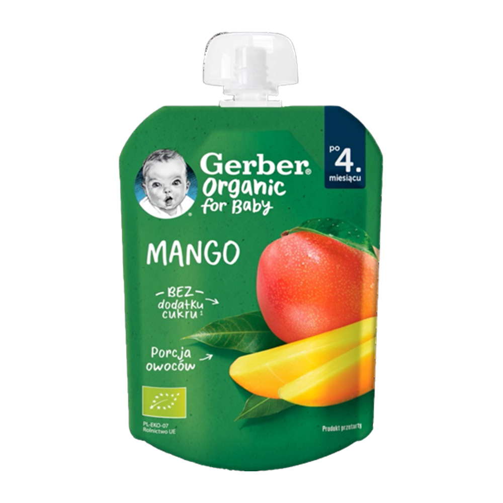 Piure de Mango Organic, 80g, Gerber