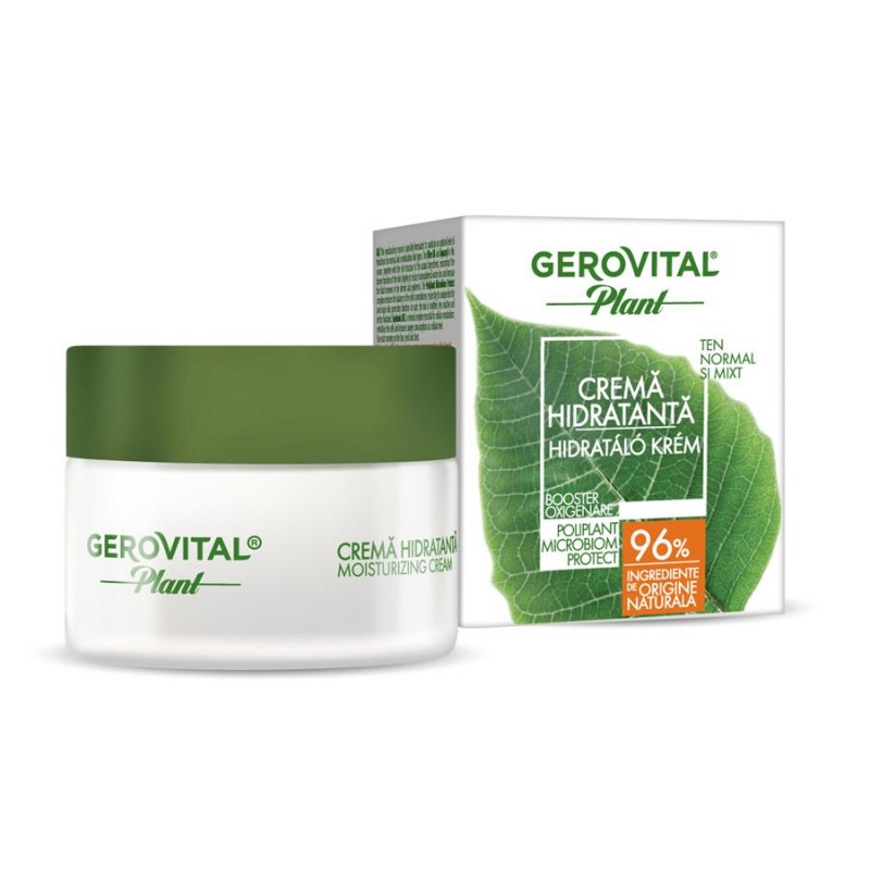 Crema hidratanta cu ulei de flori de mac, 50 ml, Gerovital