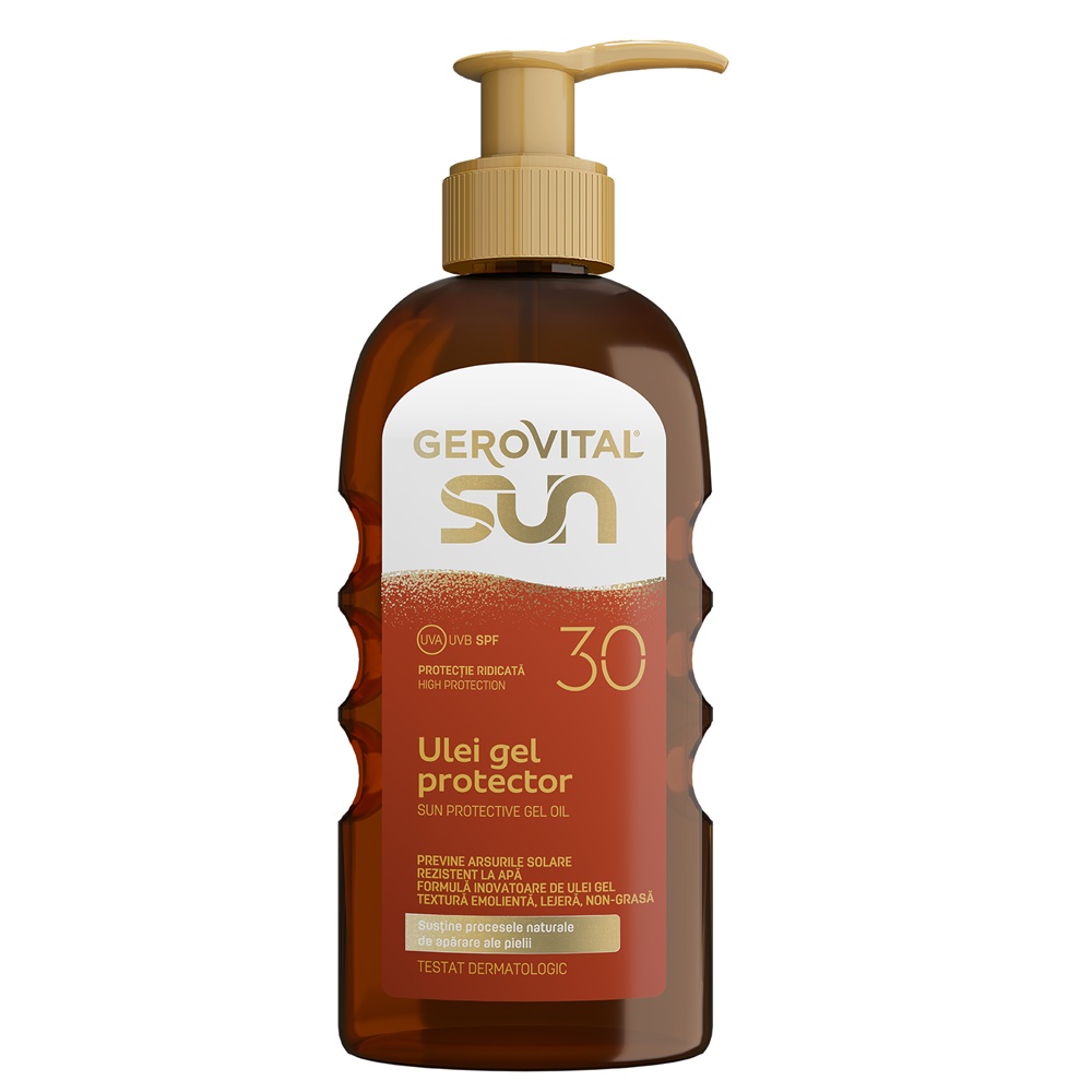 Ulei Gel Protector SPF30, 150ml, Gerovital