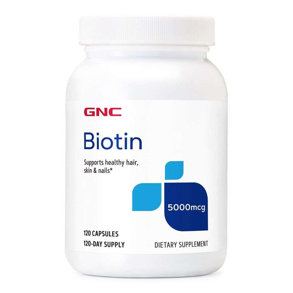 Biotin 5000IU, 120 comprimate, GNC