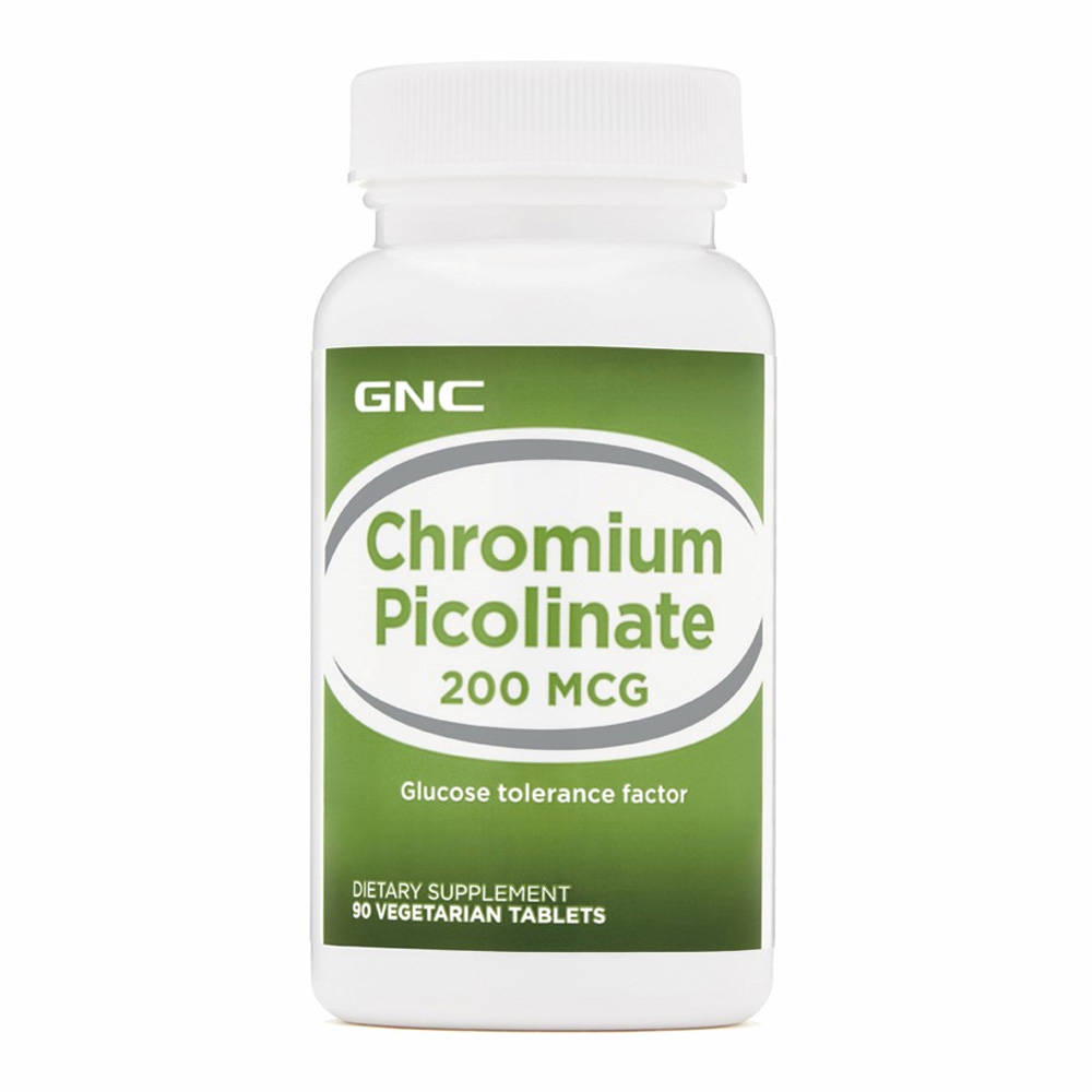 Chromium Picolinate 200 Mcg, 90 tablete, GNC
