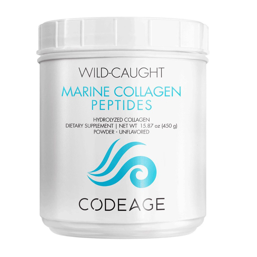 CodeAge Wild-Caught Marine Hydrolyzed Collagen Peptides, 450g pulbere, GNC