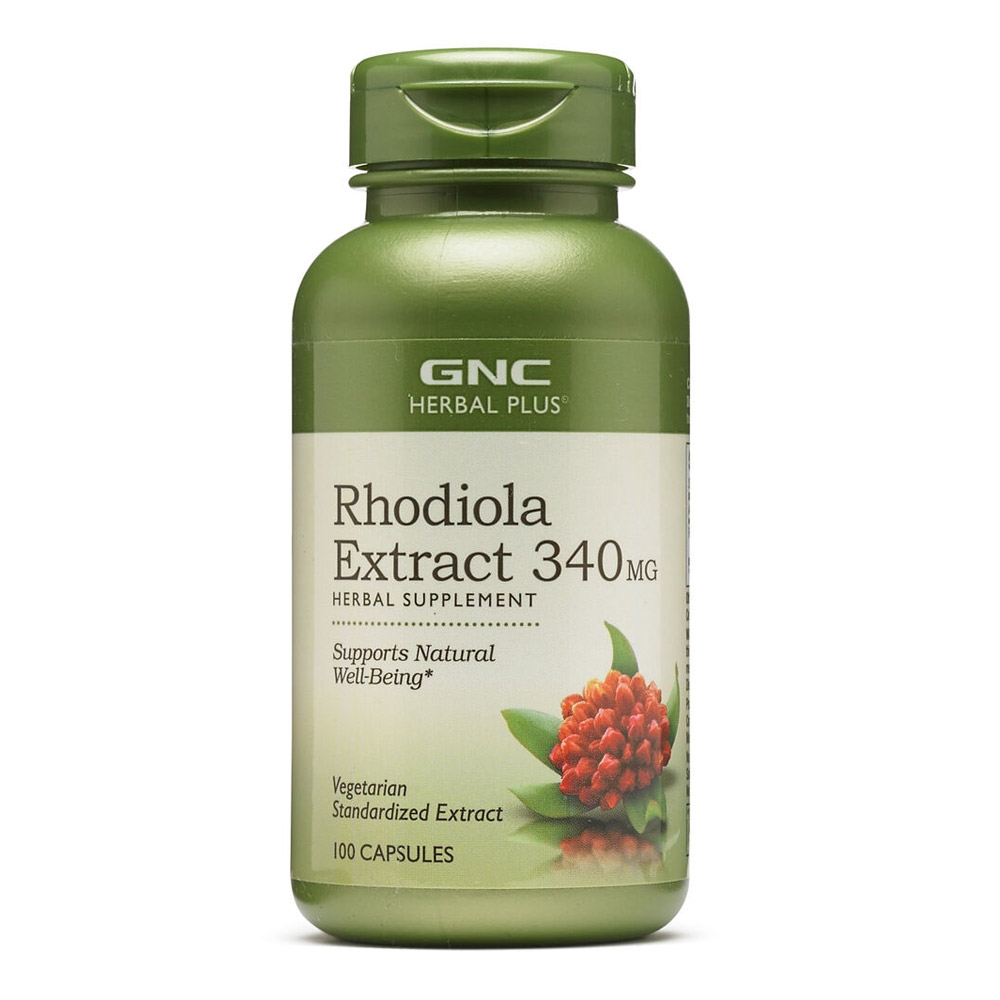 Herbal Plus Rhodiola 340mg, 100 capsule, GNC