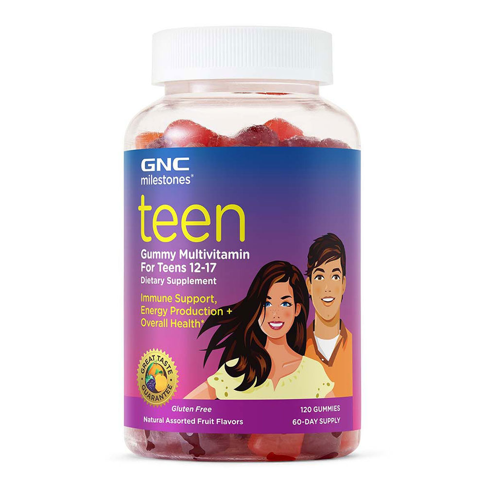 Jeleuri Multivitamine Adolescenti 12-17 ani, 120 buc, GNC