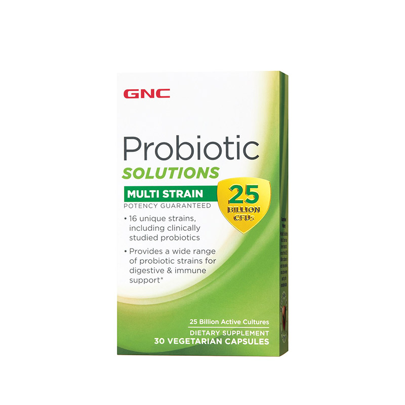 Probiotic Cu Tulpini Multiple 25 Miliarde Cfu, 30 capsule, Gnc