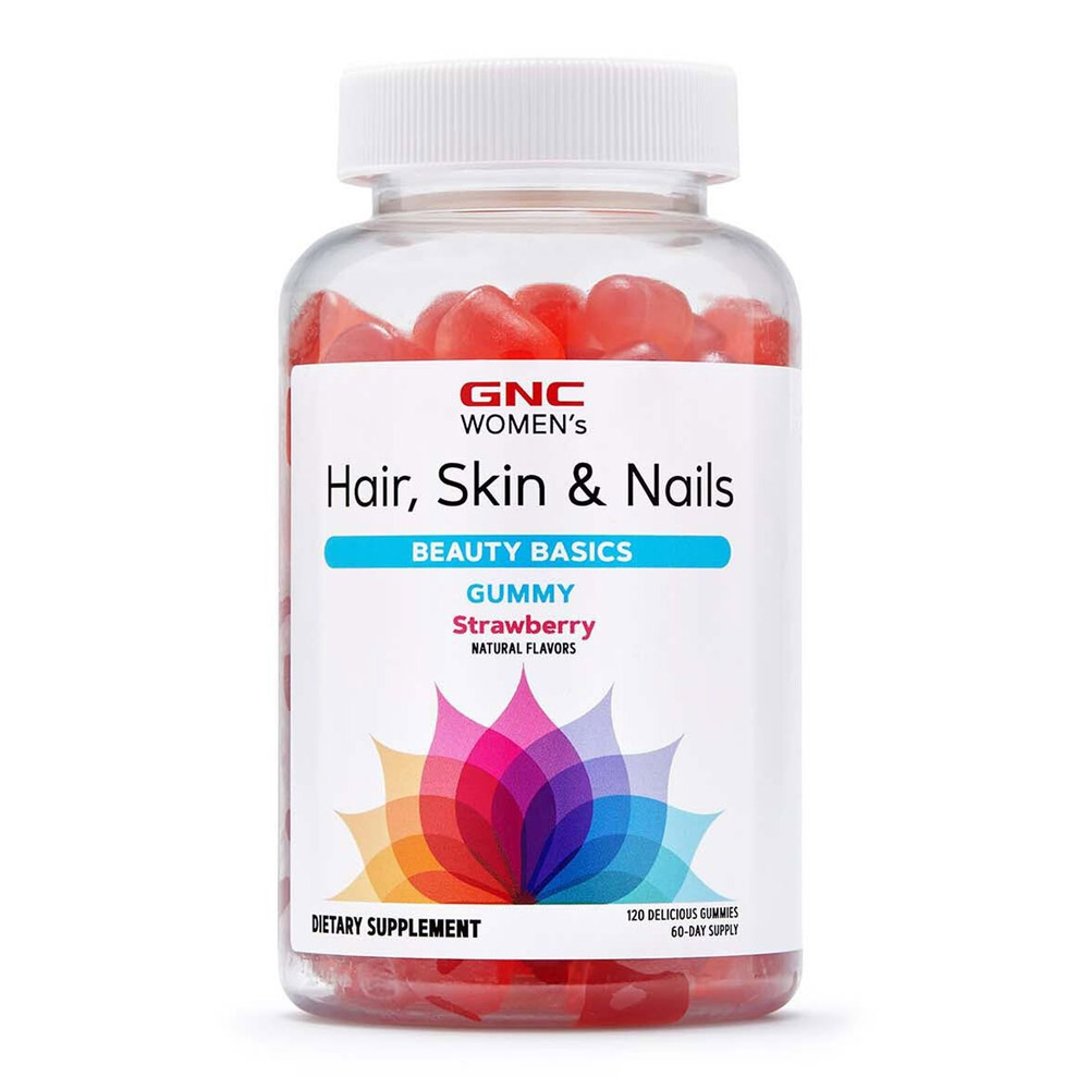 GNC Women's Hair, Skin &amp; Nails, 120 jeleuri