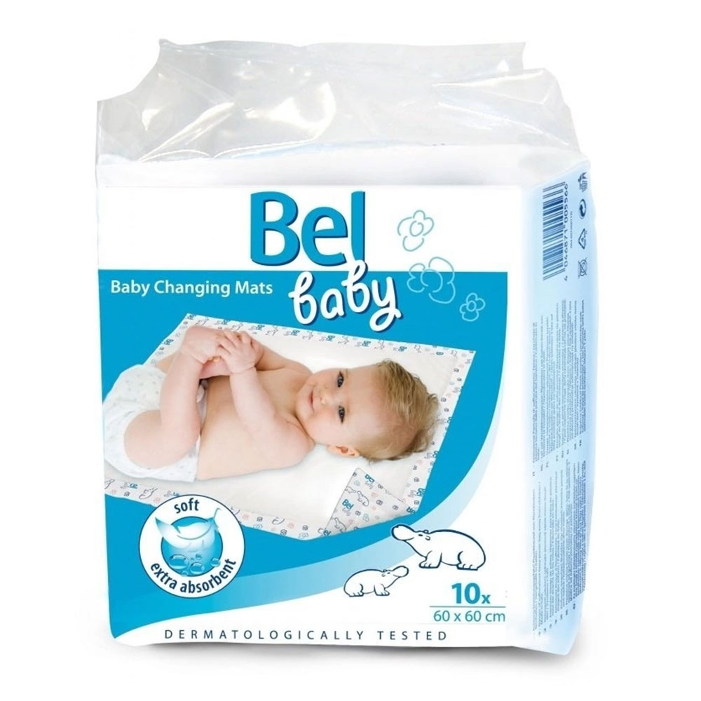 Aleze Absorbante Copii Bel Baby 60cm x 60cm, 10 buc, Hartmann