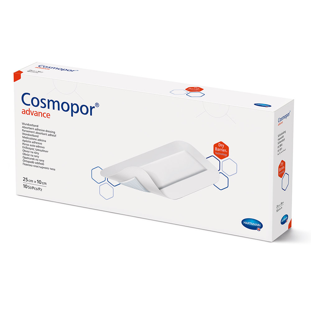 Hartmann Cosmopor Advance 25/10cm x 10 plasturi