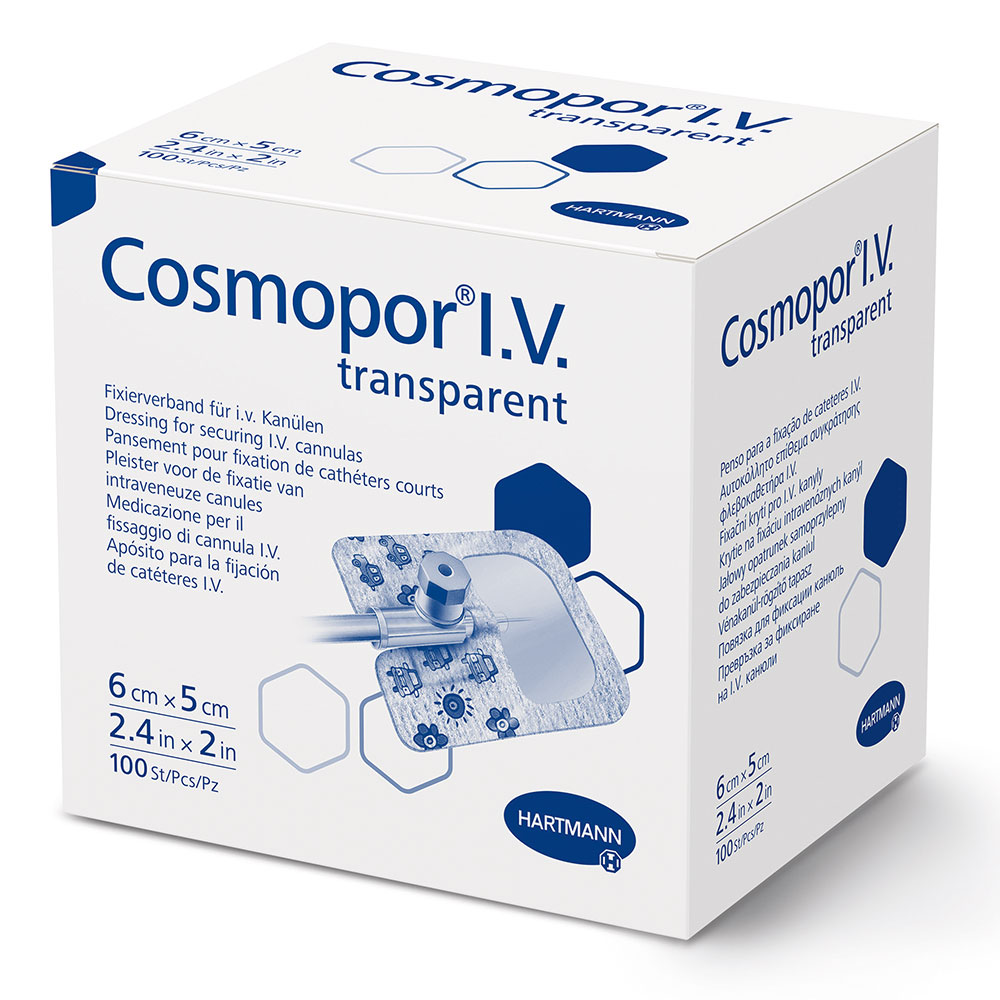 Hartmann Cosmopor I.V Plasture 6cm x 5cm - buc x 100 plasturi