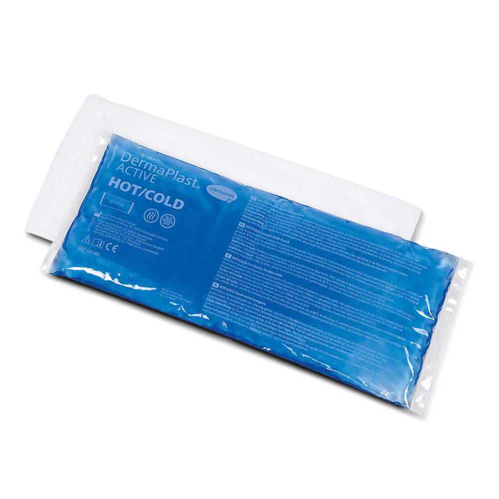 DermaPlast ACTIVE Hot/Cold, compresa cu gel, reutilizabila (522323), 12 x 29cm, Hartmann