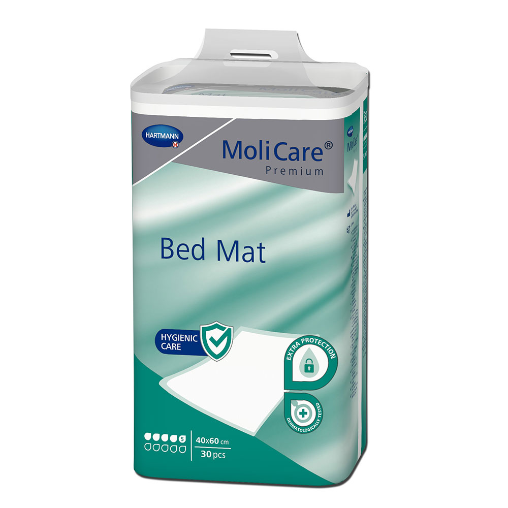 Aleze Molicare Premium Bed Mat 5 Picaturi 40cm x 60cm, 30 bucati, Hartmann