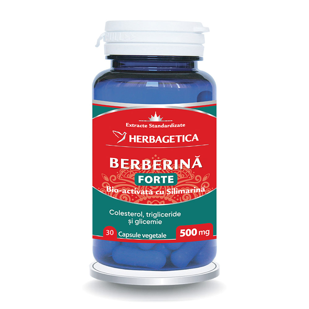 Berberina Forte, 30 capsule, Herbagetica