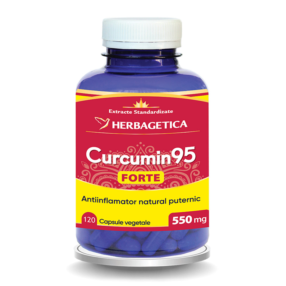 Curcumin 95 Forte, 120 capsule, Herbagetica
