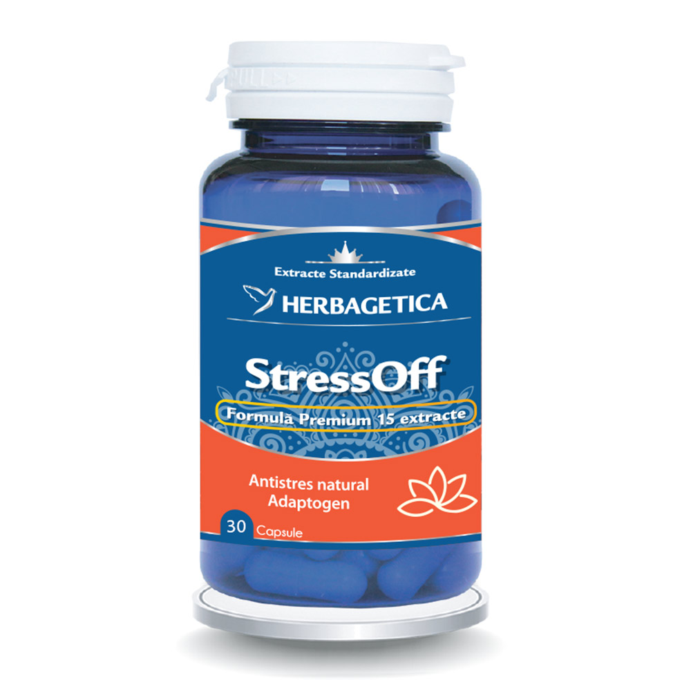 Stressoff, 30 capsule, Herbagetica