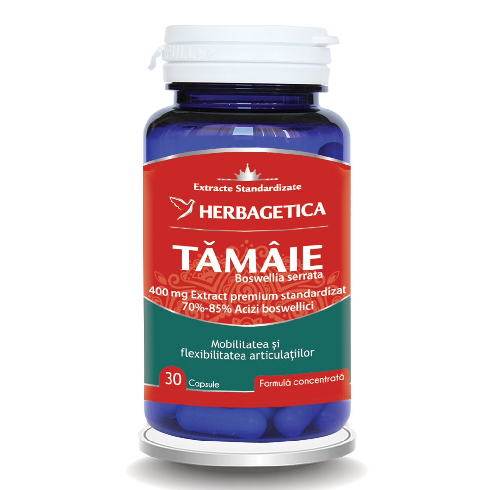 Tamaie Boswllia Serrata, 30 capsule, Herbagetica