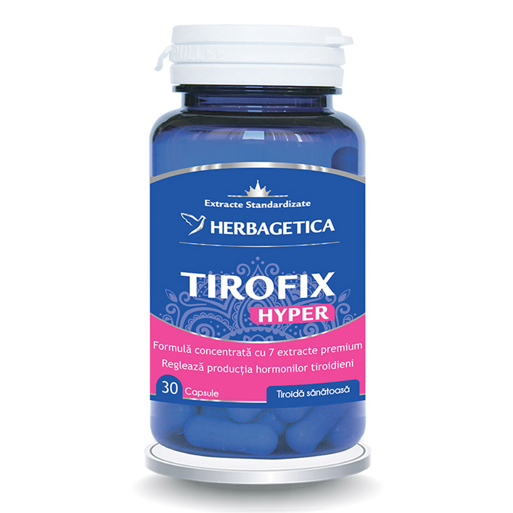 Tirofix Hyper, 30 capsule, Herbagetica