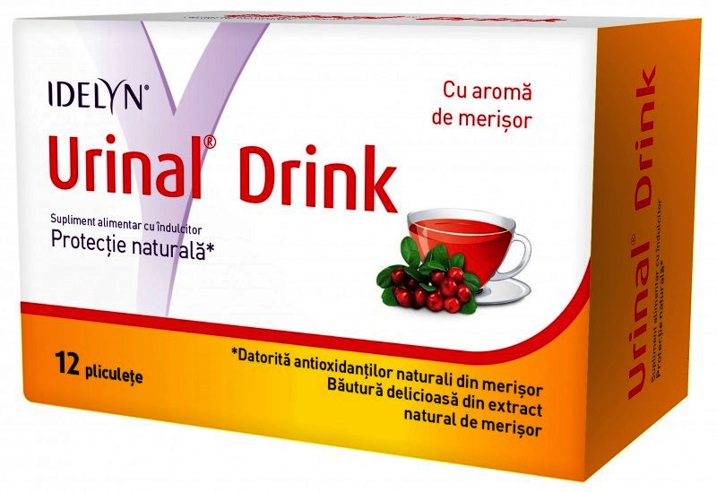 Idelyn Urinal Drink 12 plicuri, PENTRU SANATATEA APARATULUI URINAR
