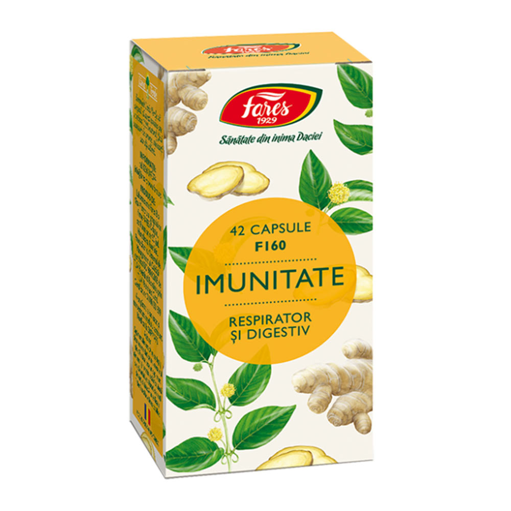 Imunitate Respirator si Digestiv, F160, 42 capsule
