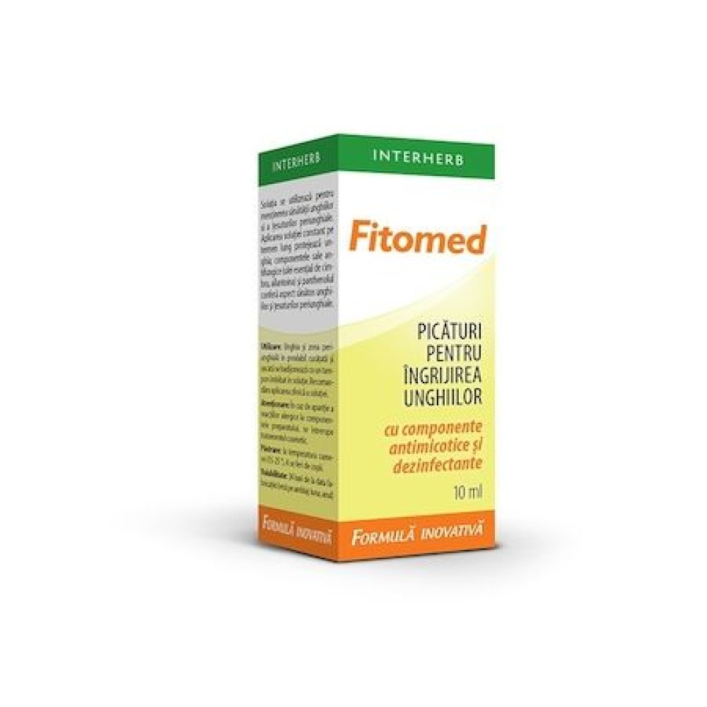 Interherb Fitomed Picaturi pt Ingrijirea Unghiilor x 10ml