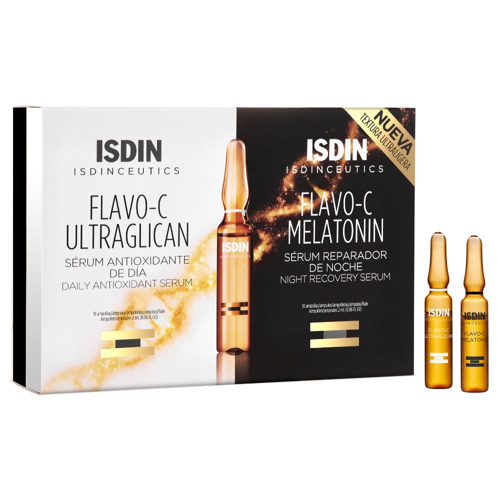 Isdinceutics ISDIN Flavo C Ultraglican&amp;Melatonin Day&amp;Night Ser 2ml -fiole x 20
