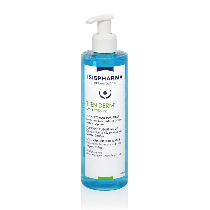 Gel de curatare Teen Derm Sensitive, 250 ml, IsisPharma