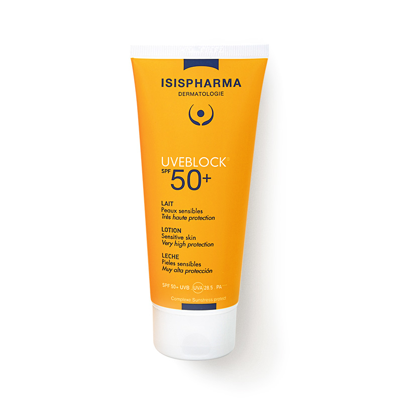 Lotiune protectie solara hidratanta UVEBLOCK 50+, 100 ml, Isis Pharma