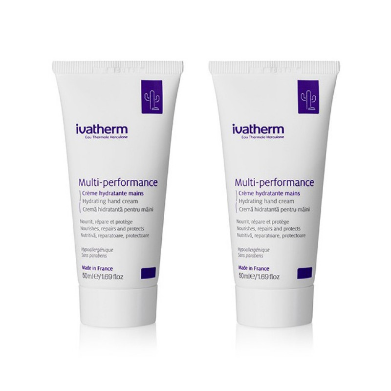 Ivatherm Pachet Multi-Performance Crema Maini x 50 ml (1+1 -70% Oferta)
