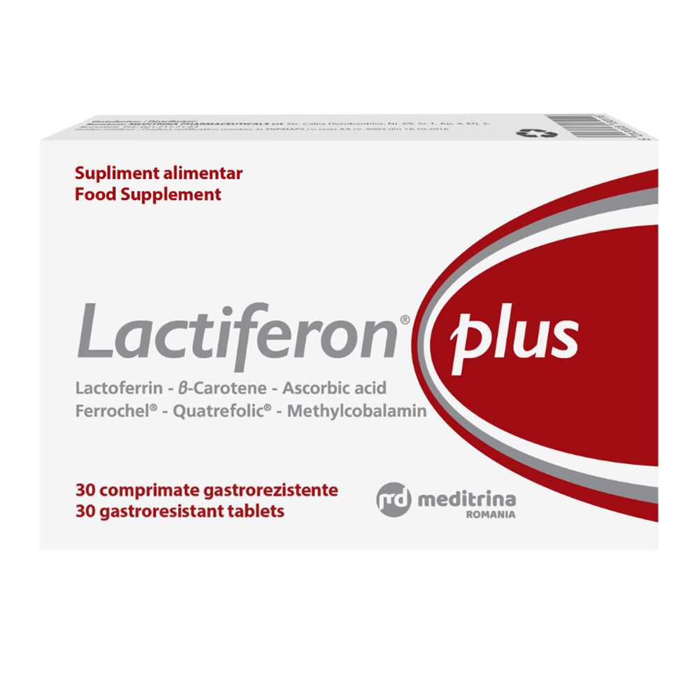 Lactiferon Plus, 30 comprimate gastrorezistente, Solartium