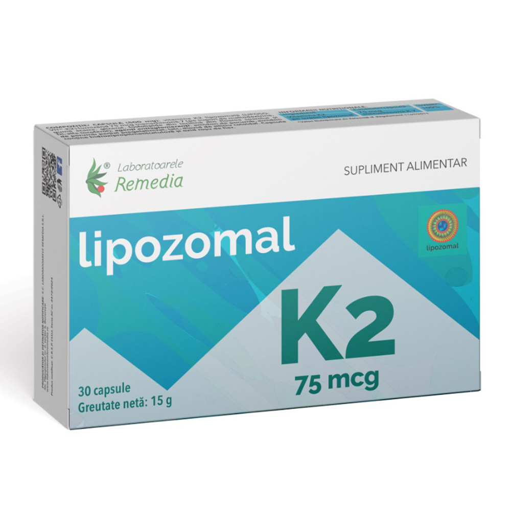 Lipozomal K2 75mcg, 30 capsule, Lab. Remedia