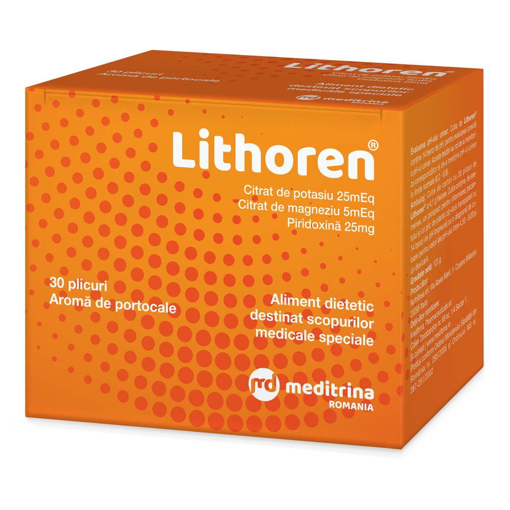 Lithoren aroma de portocale, 30 plicuri, Solartium