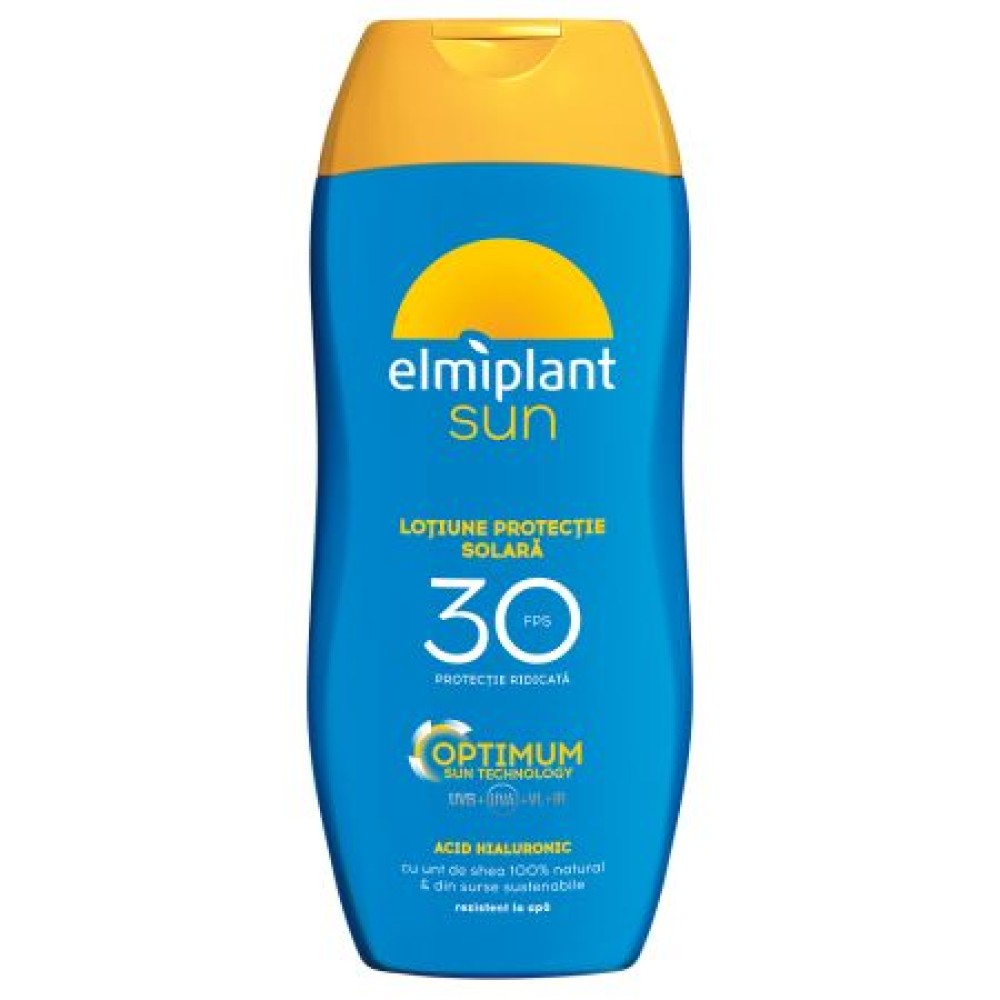 Lotiune cu protectie solara ridicata SPF 30 Optimum Sun, 200 ml, Elmiplant