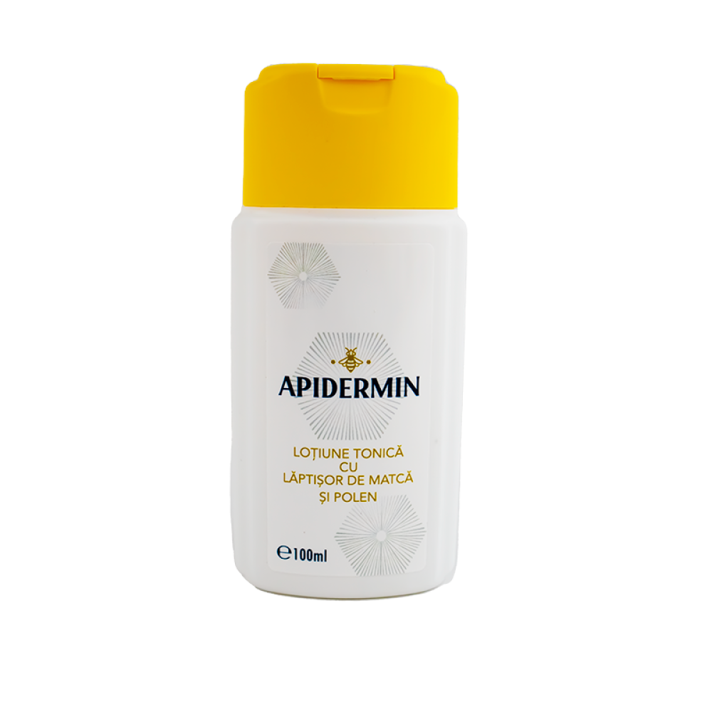 Lotiune tonica cu laptisor de matca si propolis Apidermin, 100 ml, Complex Apicol