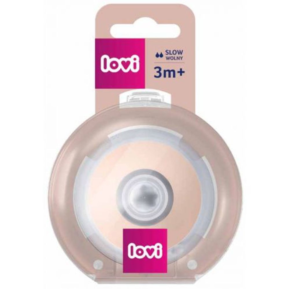 Tetina Dynamic Mamafeel cu Cutie Flux Lent +3 luni, 18/732, Lovi