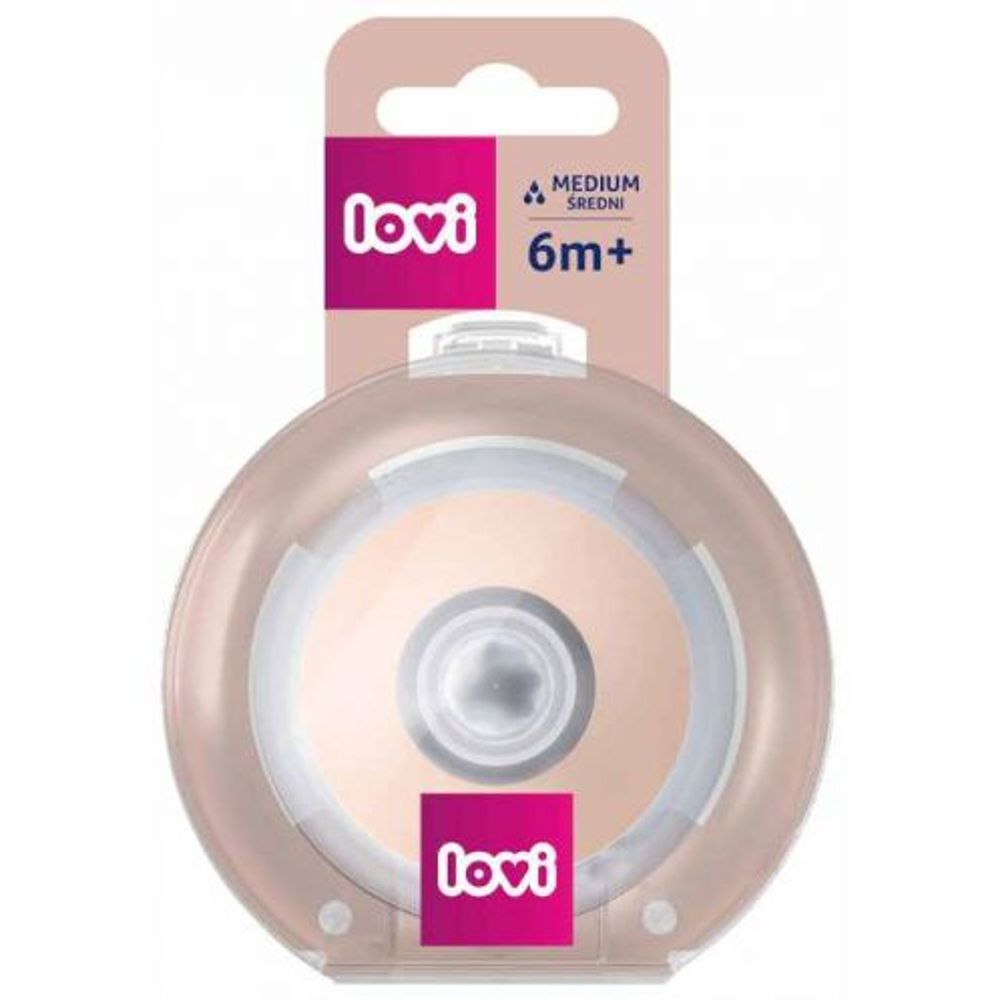 Tetina Dynamic Mamafeel cu Cutie Flux Mediu +6 luni, 18/733, Lovi