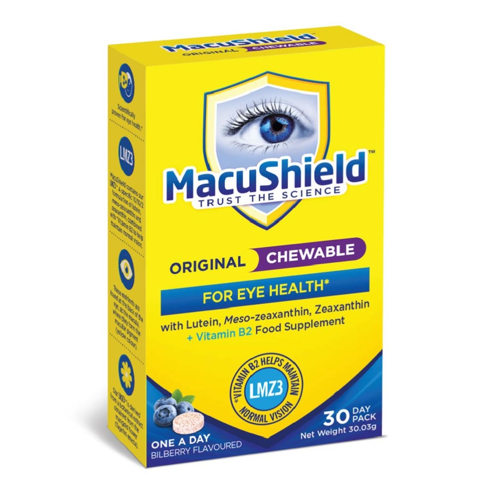 Macu Shield Chewable, 30 capsule orodispersabile, Macu Vision
