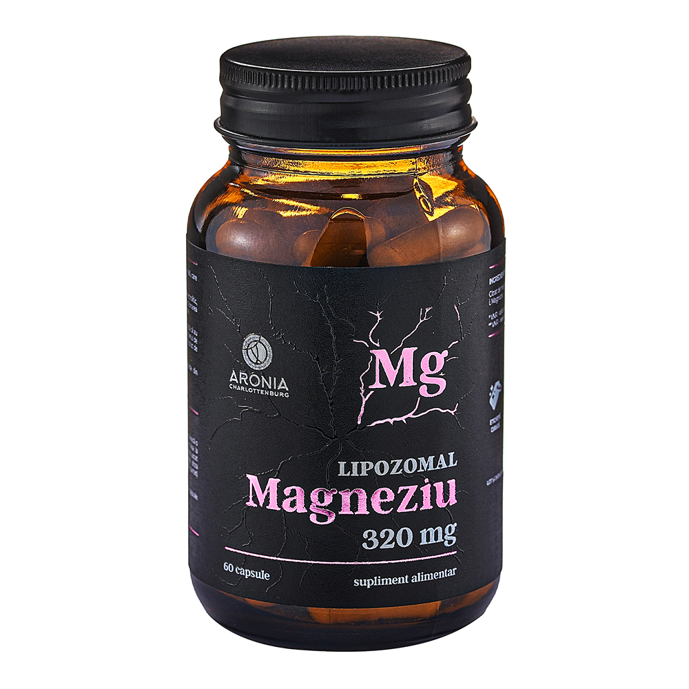 Magneziu Lipozomal 320mg, 60 capsule, Aronia