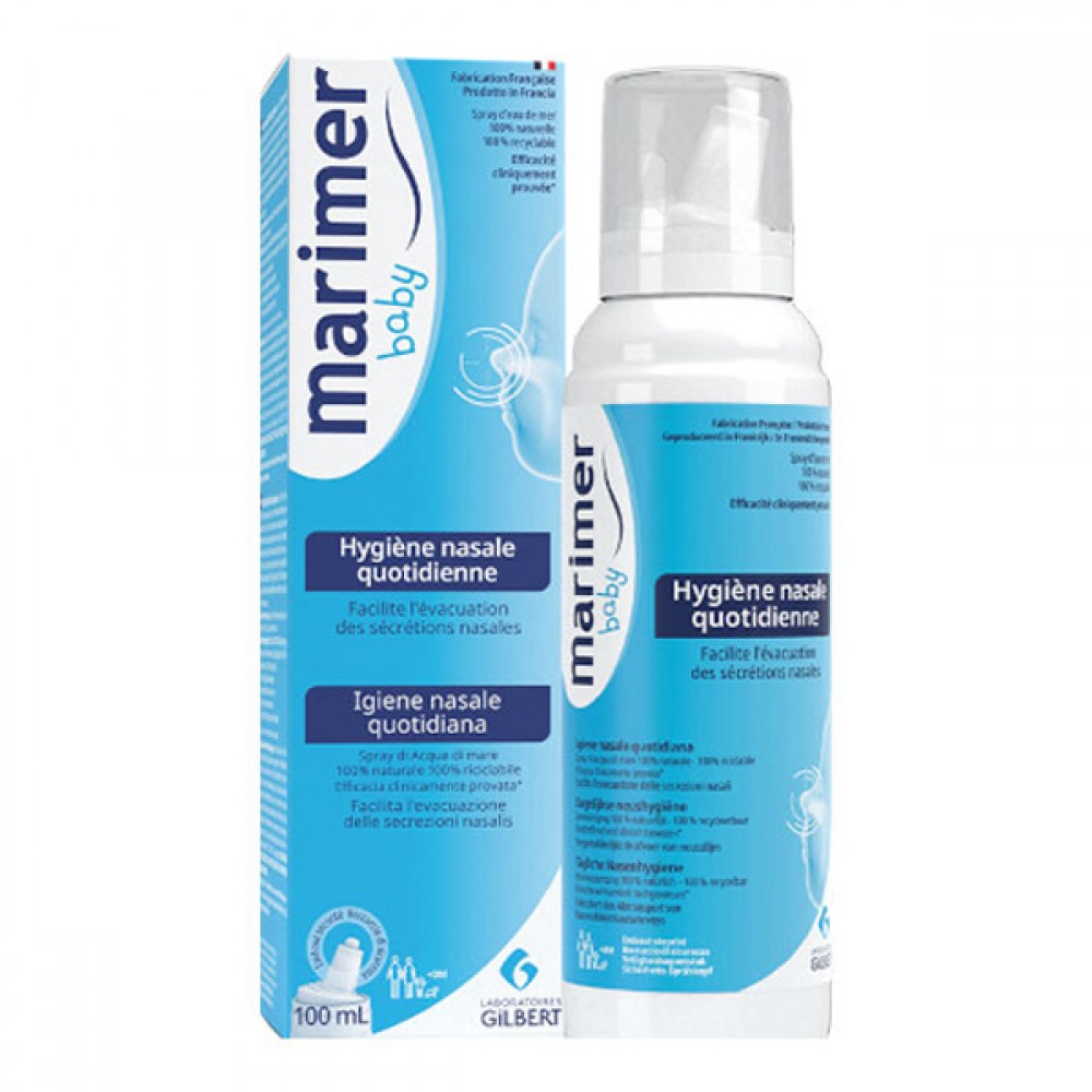 Marimer Baby spray nazal izotonic, 100 ml, Gilbert Pret Avantajos