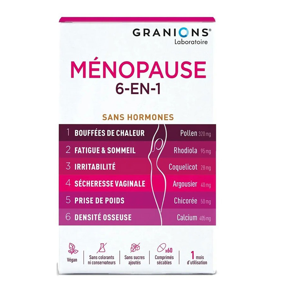 Menopause 6 in 1, 60 comprimate - Granions