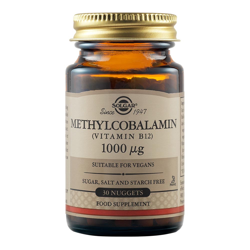 Metilcobalamina (Vit B12) 1000 mg, 30 tablete, Solgar