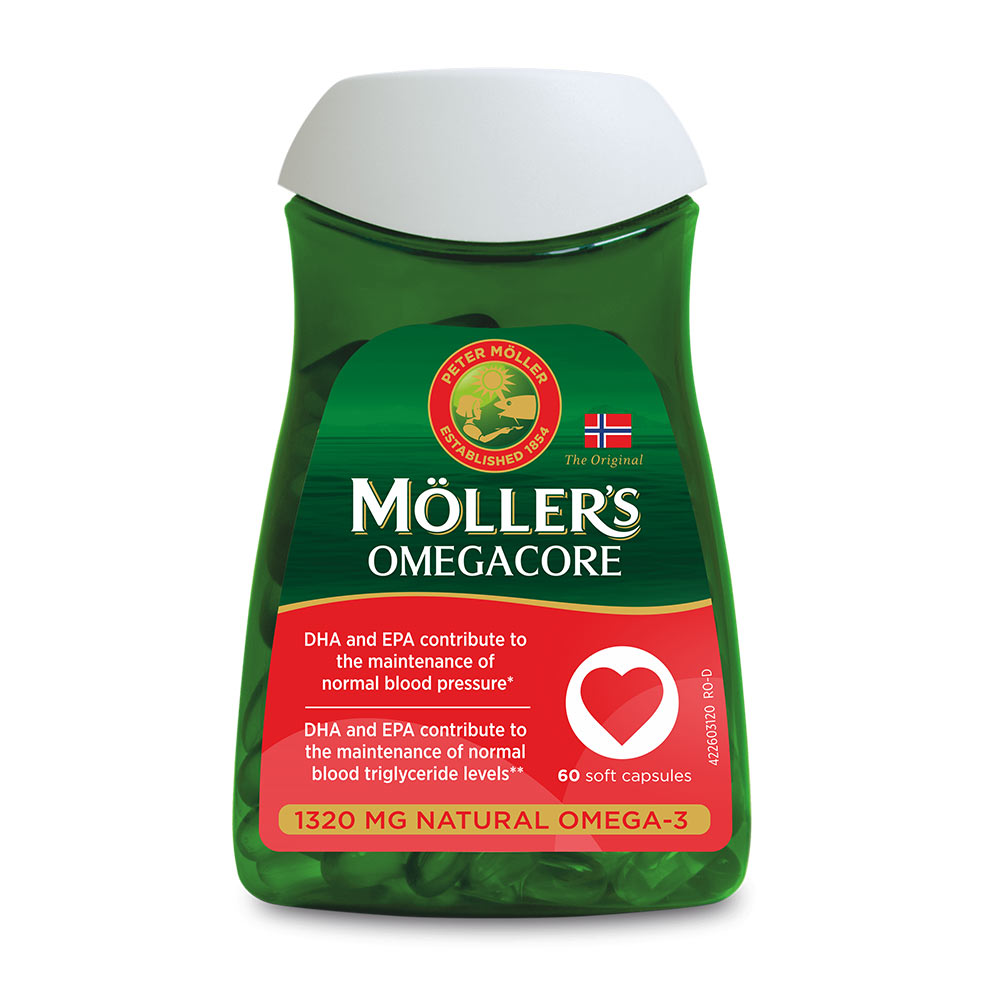 Moller's Omegacore, 60 capsule moi, Orkla Health