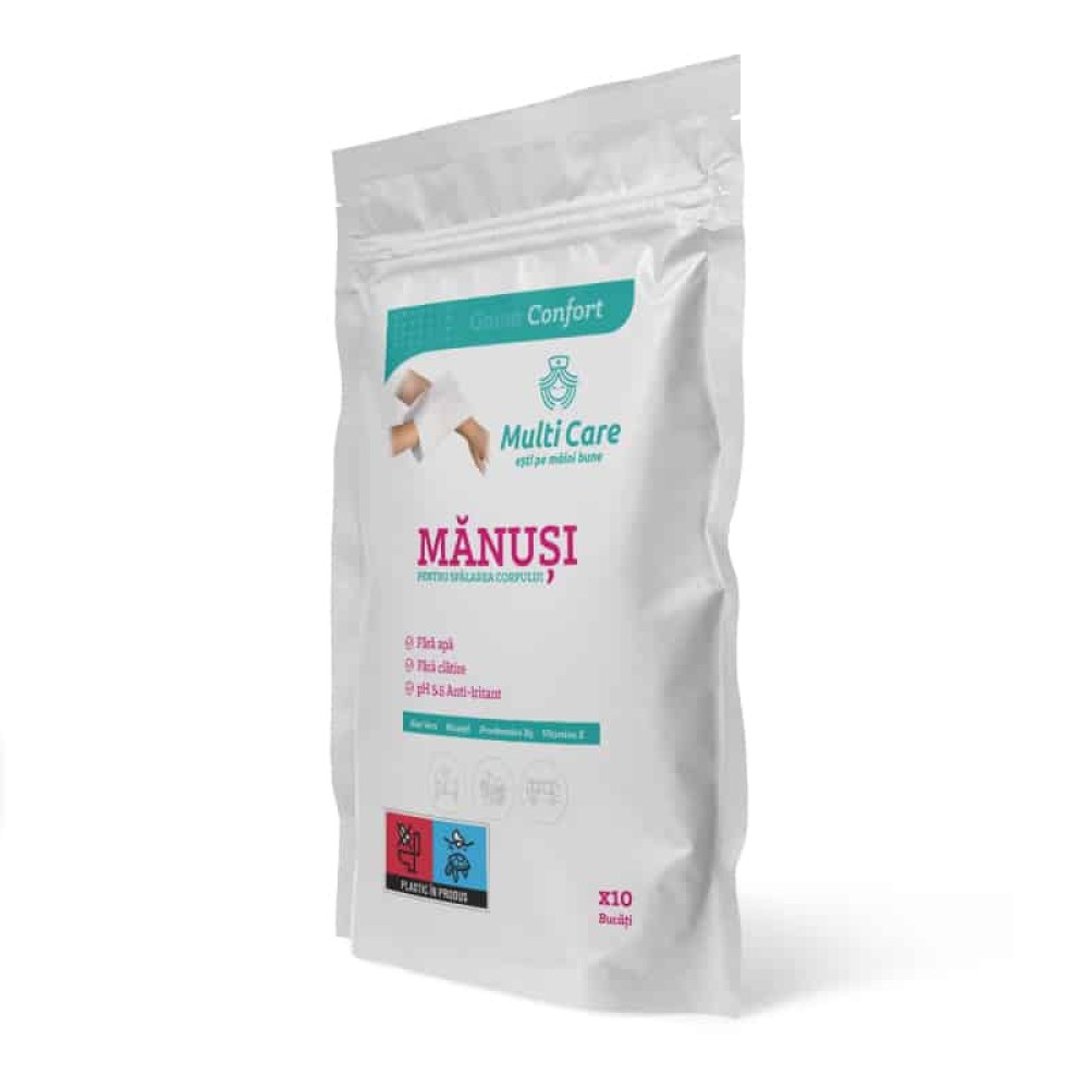 Manusi pt Spalarea Corpului, Multi Care Confort , 10 buc